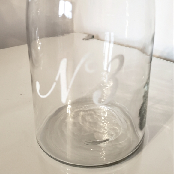 Apocothery Glass Bottle No.3 Art Deco Bedrm Bathrm Candle Holder Makeup brushes - Picture 2 of 4